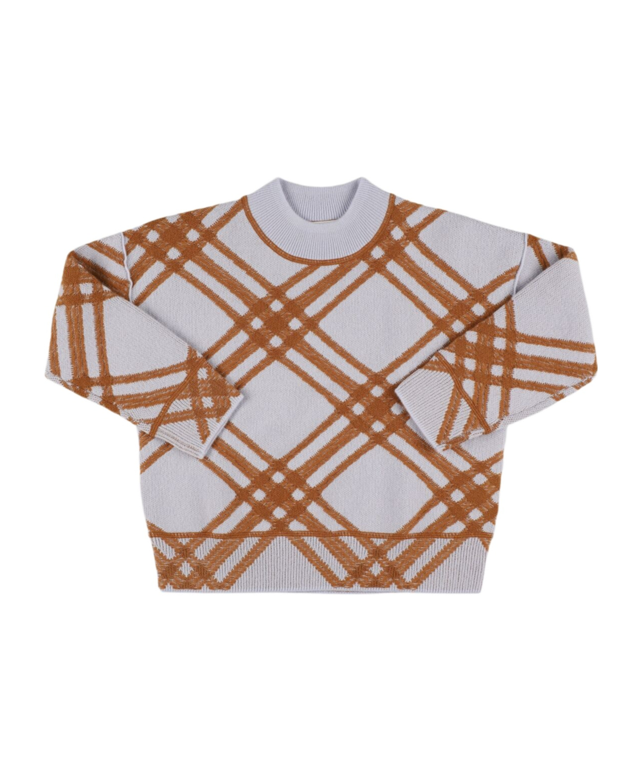 Burberry Checked Knitted Sweater