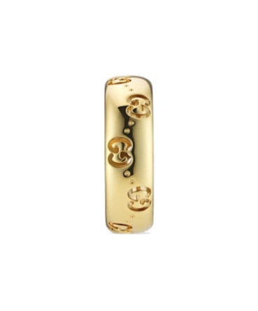 Gucci Icon 18k Gg Thin Ring