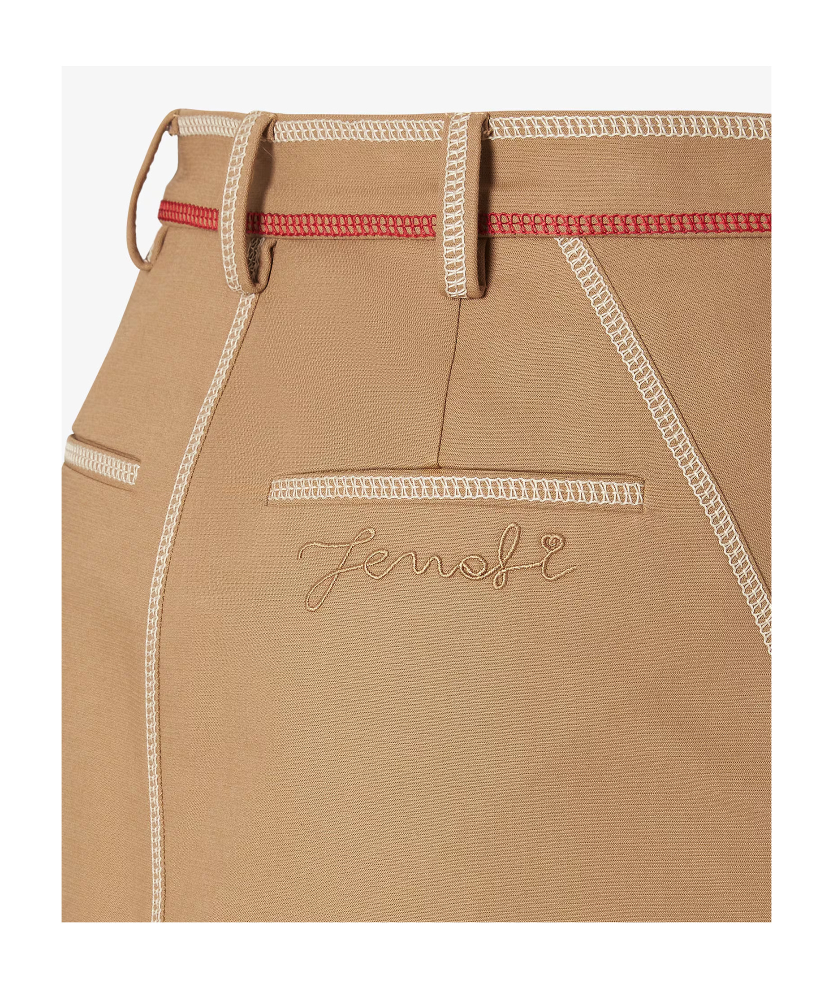 Fendi Compact Skirt Back Pockets
