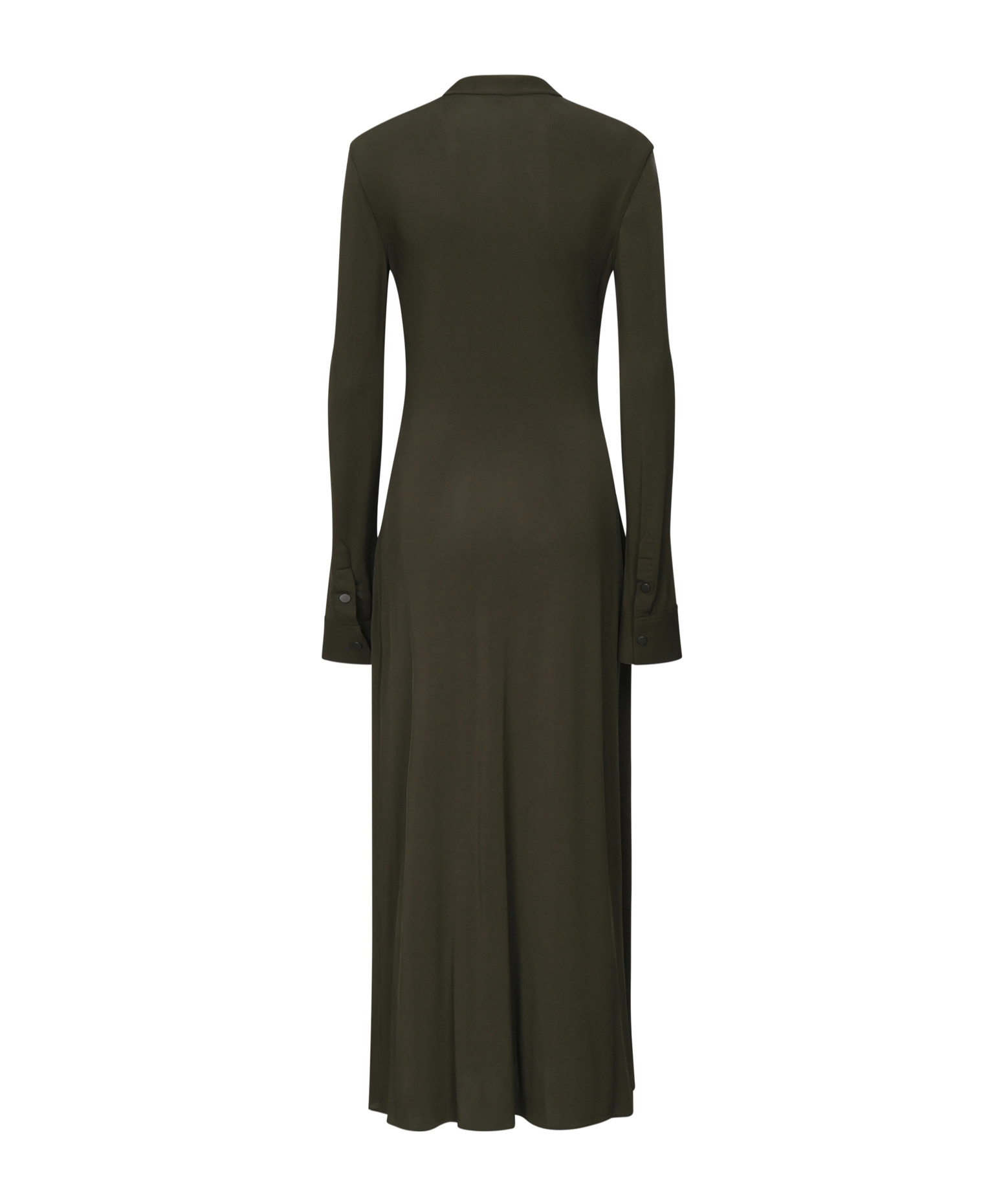 Alaïa Button-front Gathered Maxi Dress In Multi