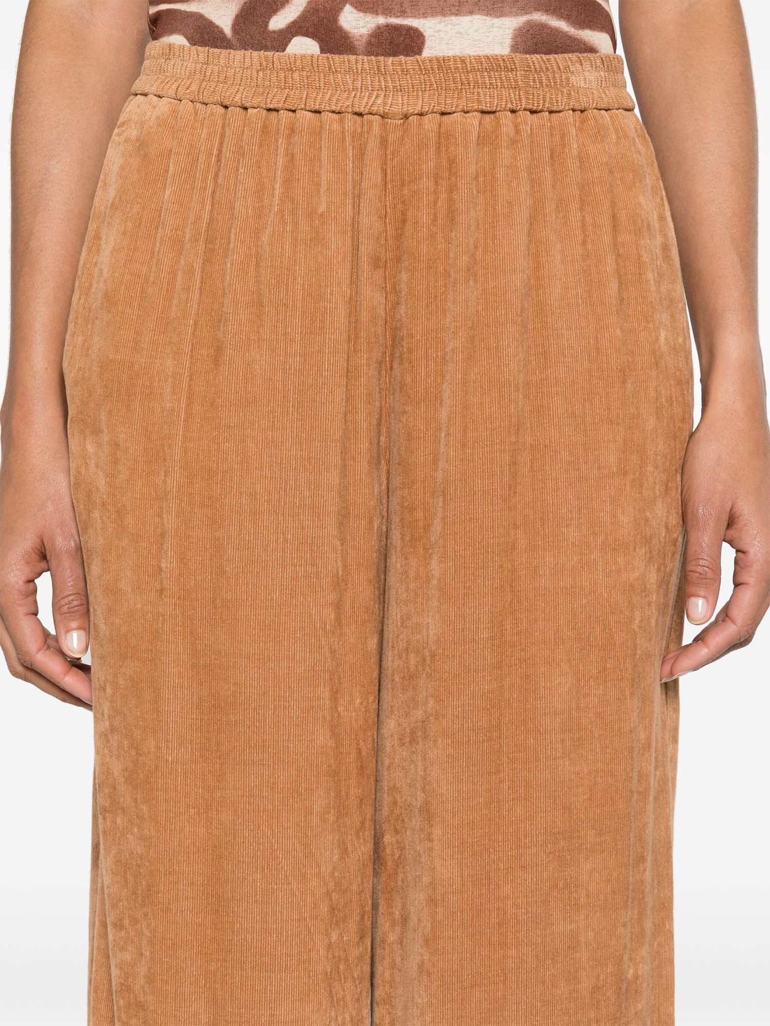Forte Forte Straight-leg Corduroy Trousers In Brown