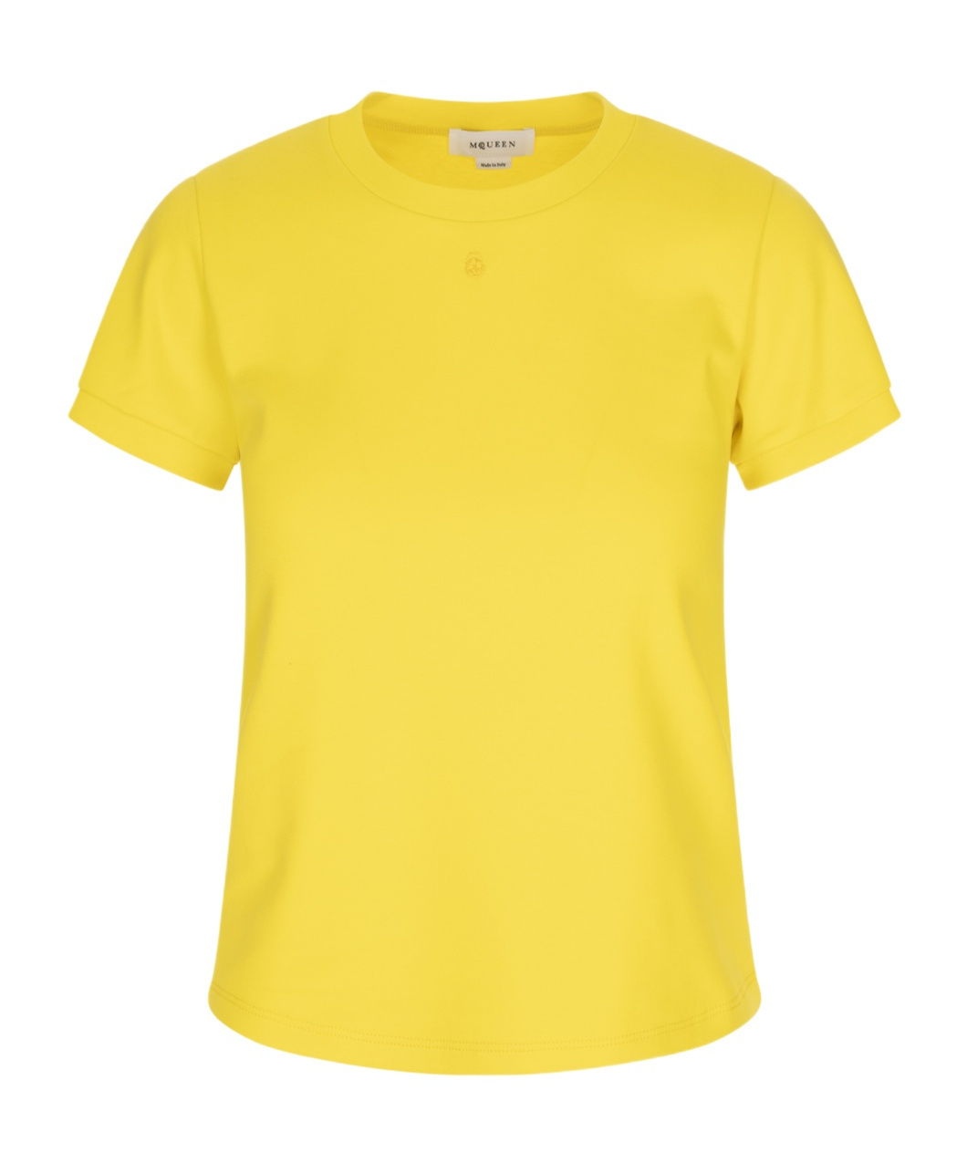 Alexander Mcqueen Short-sleeved T-shirt In Yellow