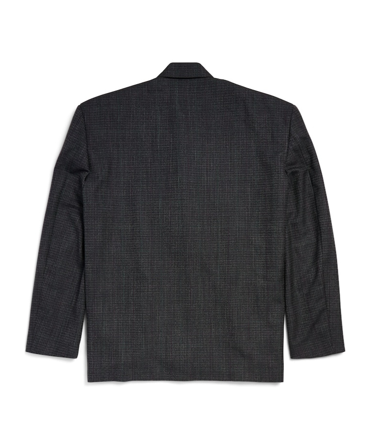 Balenciaga Long-sleeved Casual Jacket In Black