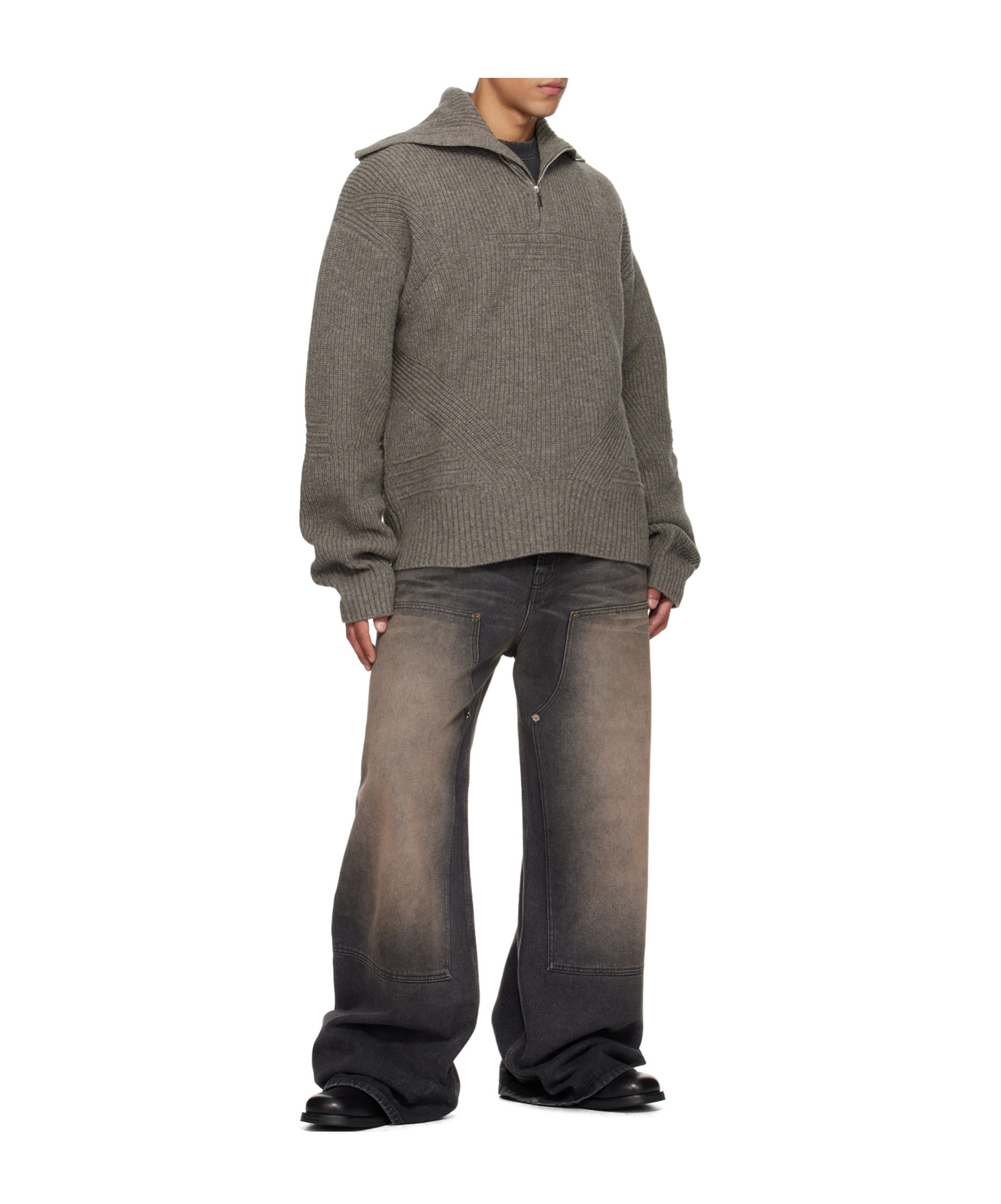 Egonlab Baggy Jeans In Black