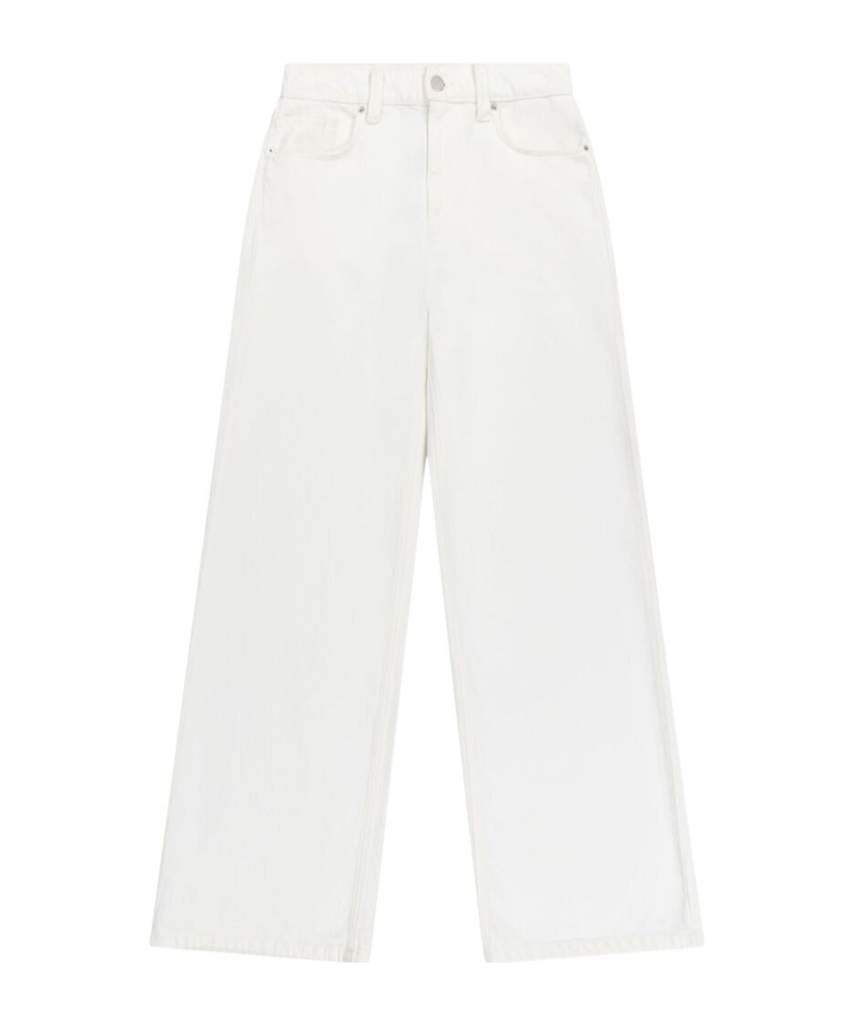 Axel Arigato Clara Wide-leg Jeans In White