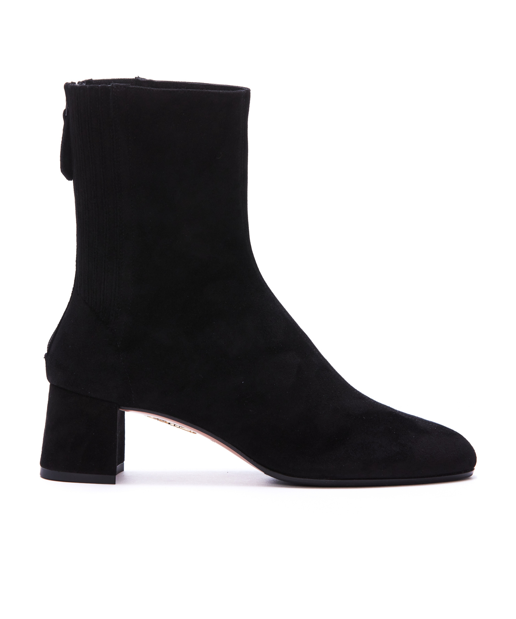 Aquazzura Saint Honore 50mm Ankle Boots In Black