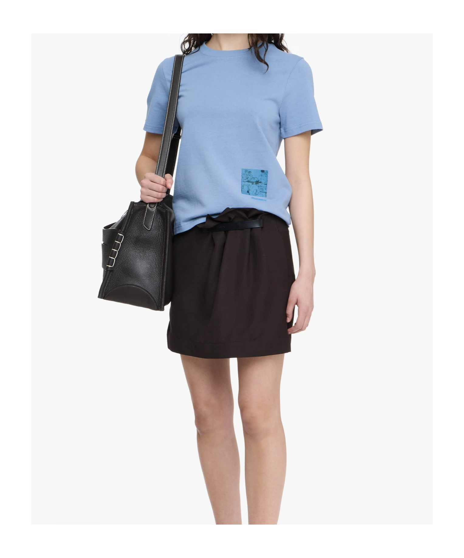 Jw Anderson Graphic-print T-shirt In Blue