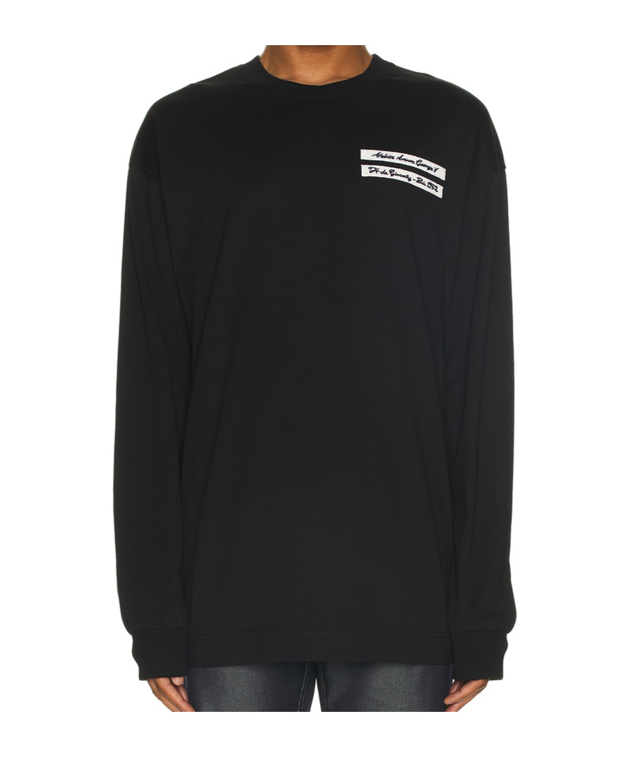 Givenchy Long-sleeved Sweater In Black