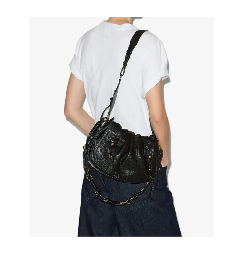 Isabel Marant Bolton Shoulder Bag In Black