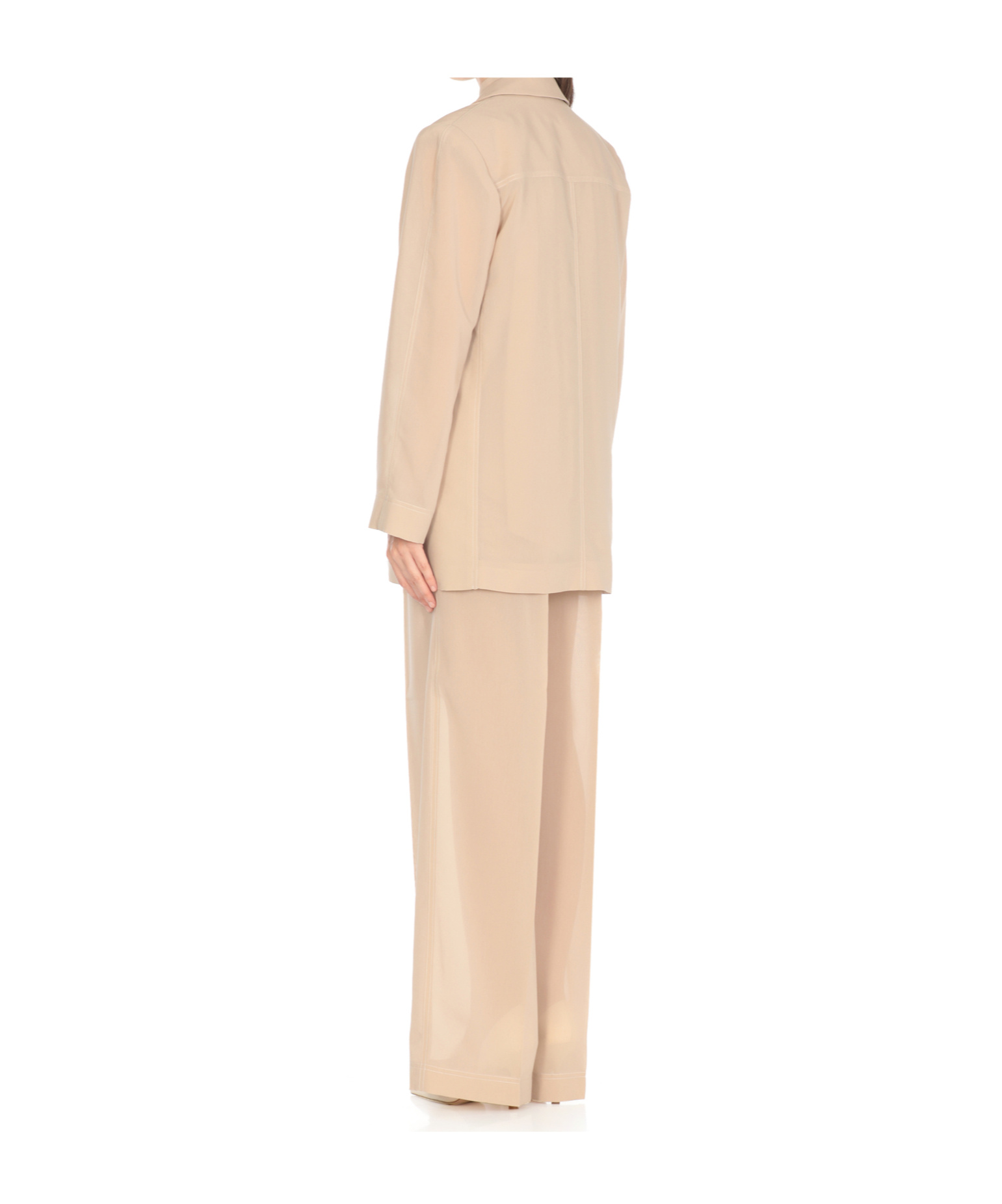 Philosophy Di Lorenzo Serafini Etamine Single Breasted Jacket In Neutral