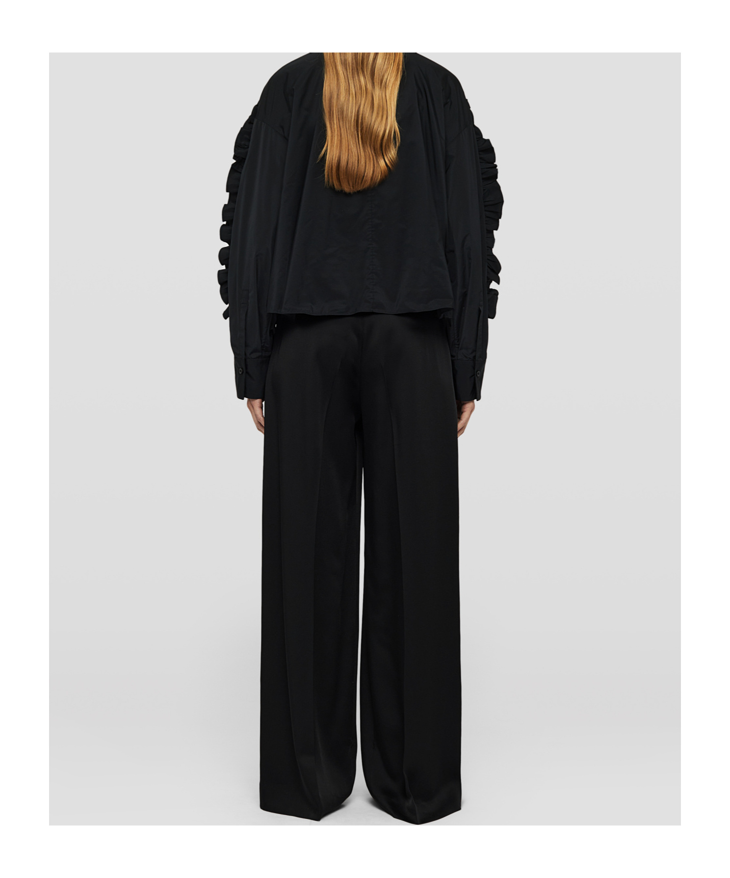 Jil Sander Tailored Trousers Pants Black In Black