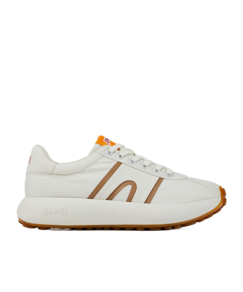 Shop Camper Laced Sneakers In White
