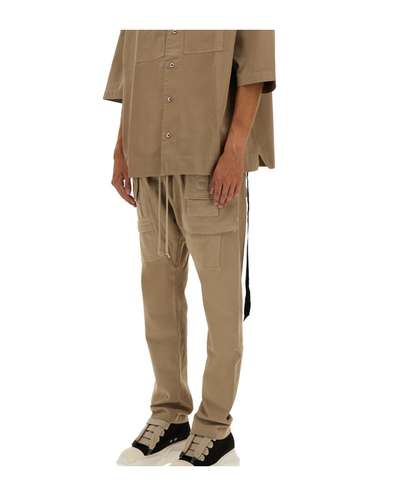 Rick Owens Drkshdw Relaxed Fit Brown Cargo Pants In Brown