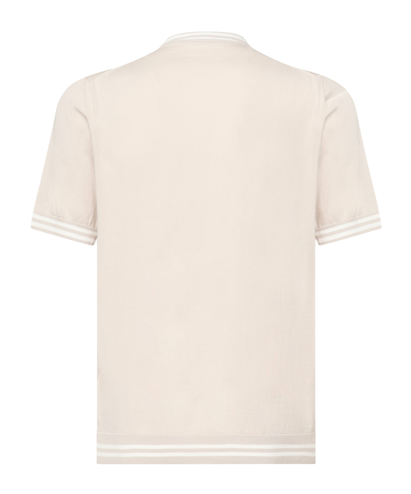 Eleventy Crew Neck Short-sleeved Sweater In Multi