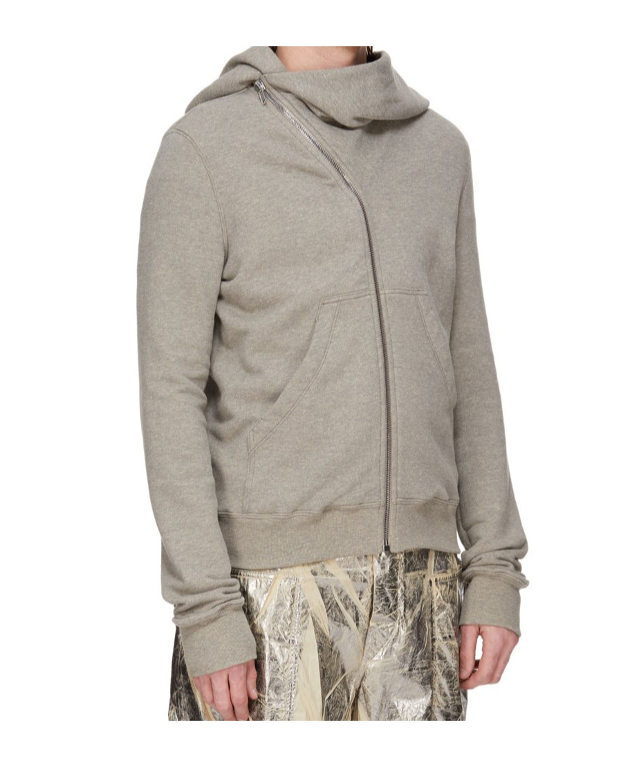 Rick Owens Drkshdw Long-sleeved Sweatshirt In Gray