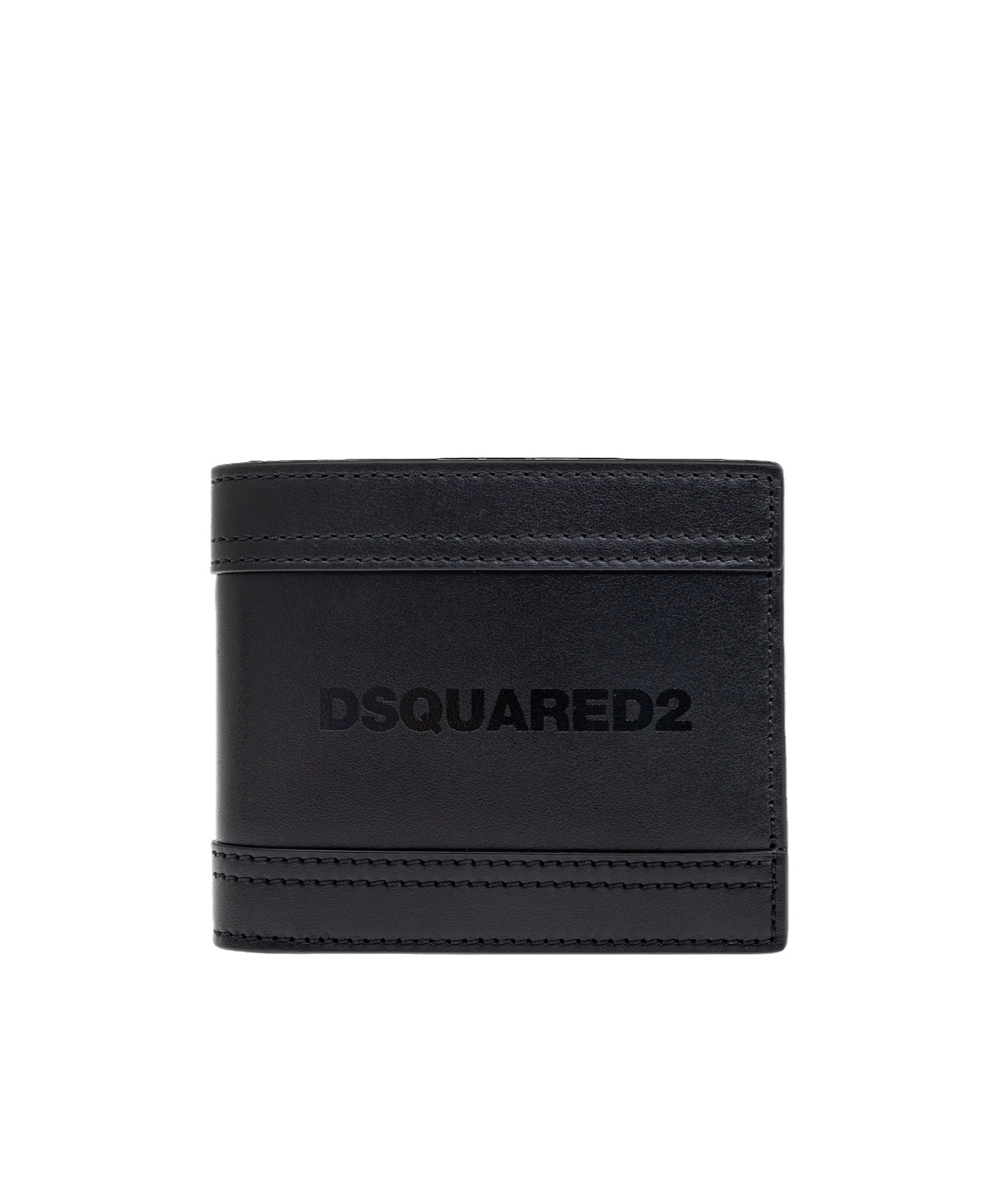 Dsquared2 Logo-print Wallet In Black