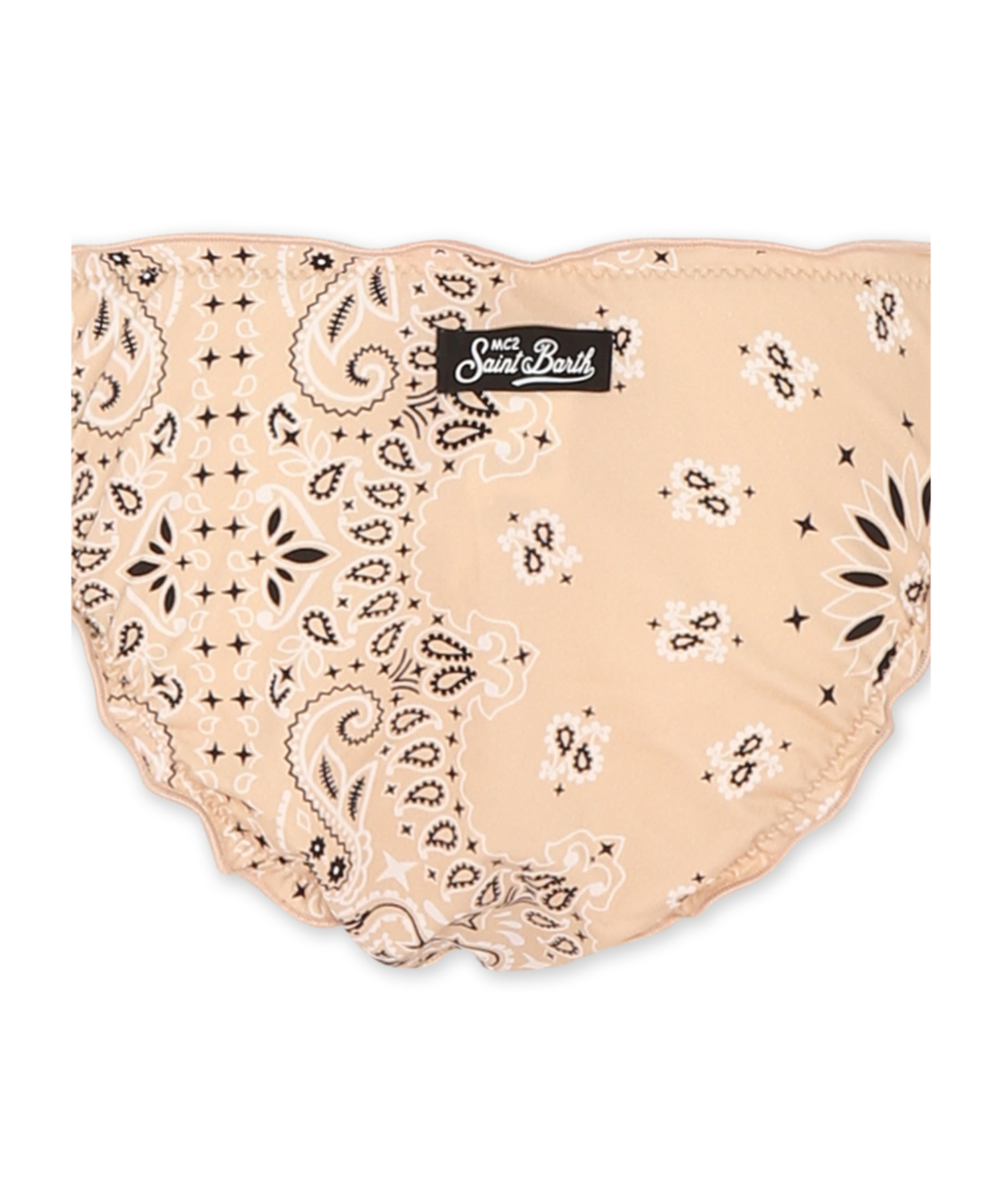 Mc2 Saint Barth Paisley-print Bikini In Brown