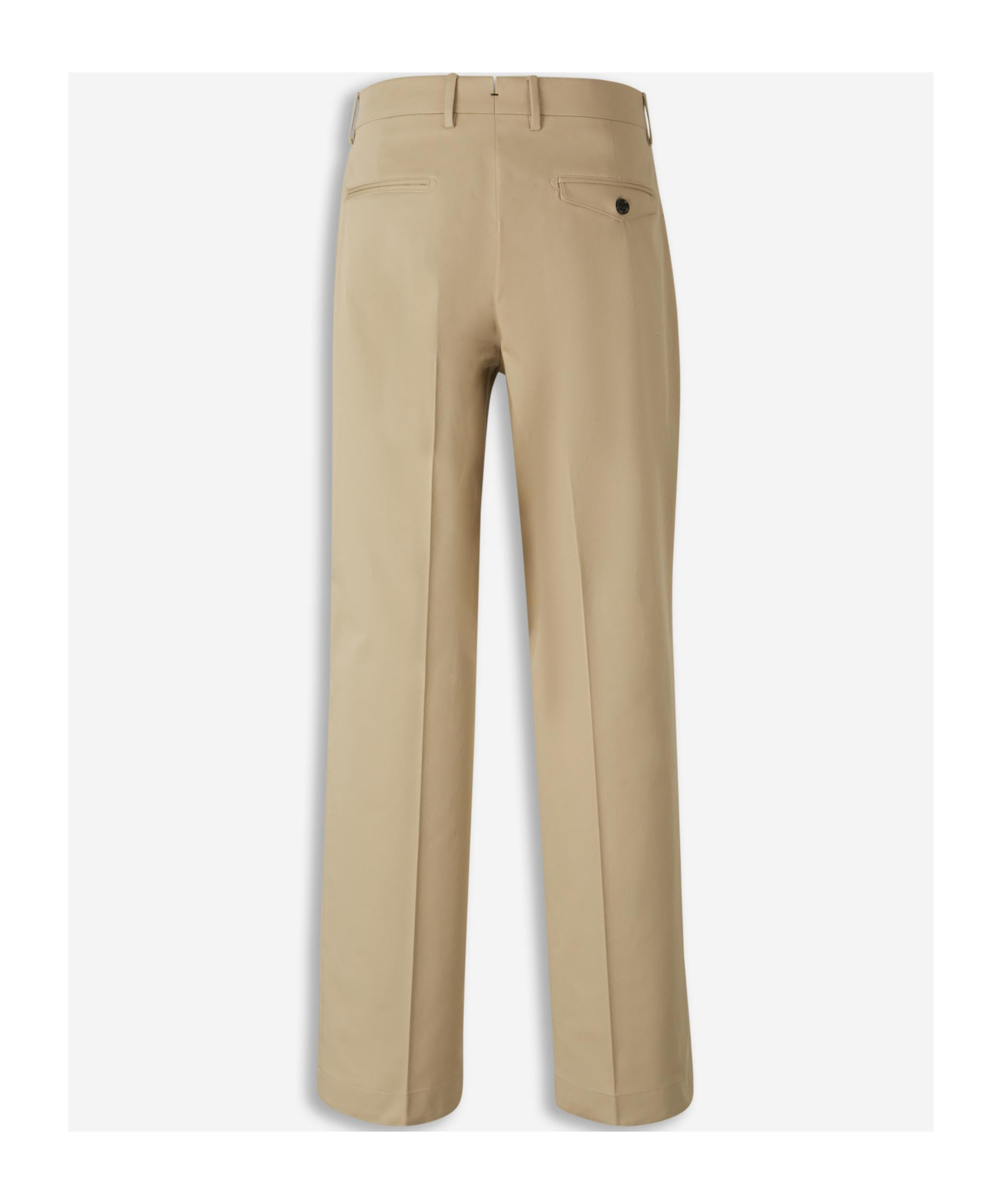 BERWICH PRESSED-CREASE CHINOS