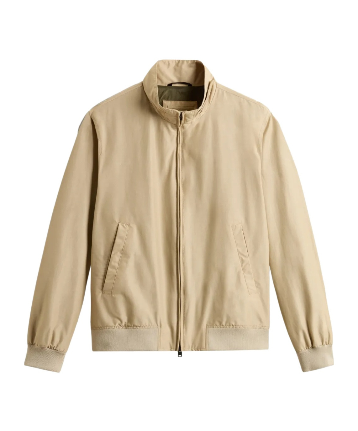 Woolrich Cruiser Bomber Jacket In Sand Beige