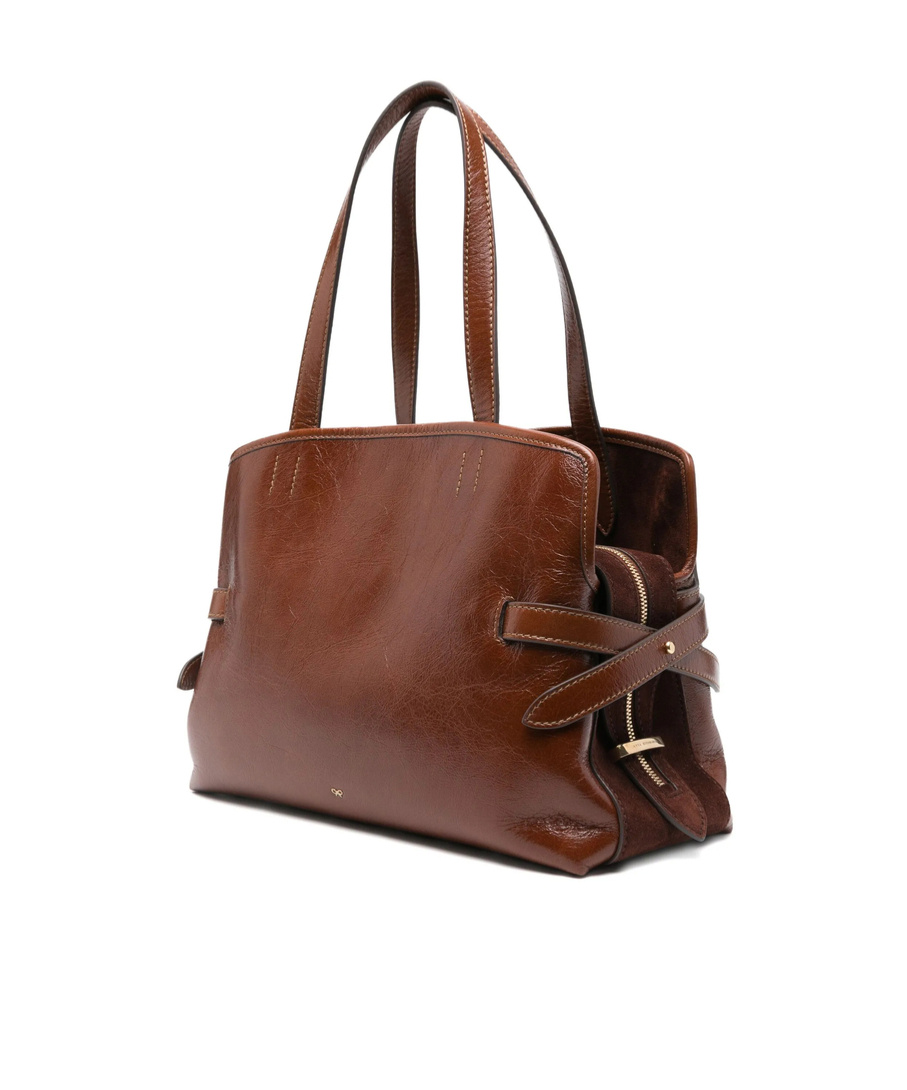 Anya Hindmarch Top Handle Shoulder Bag In Brown