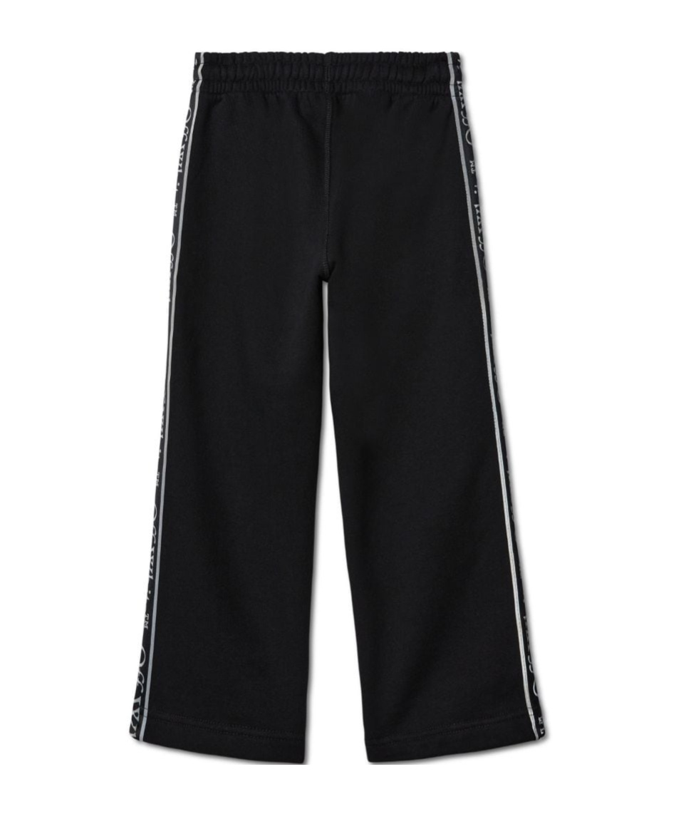 Off-white Bookish Logo Band Track Pants In Black