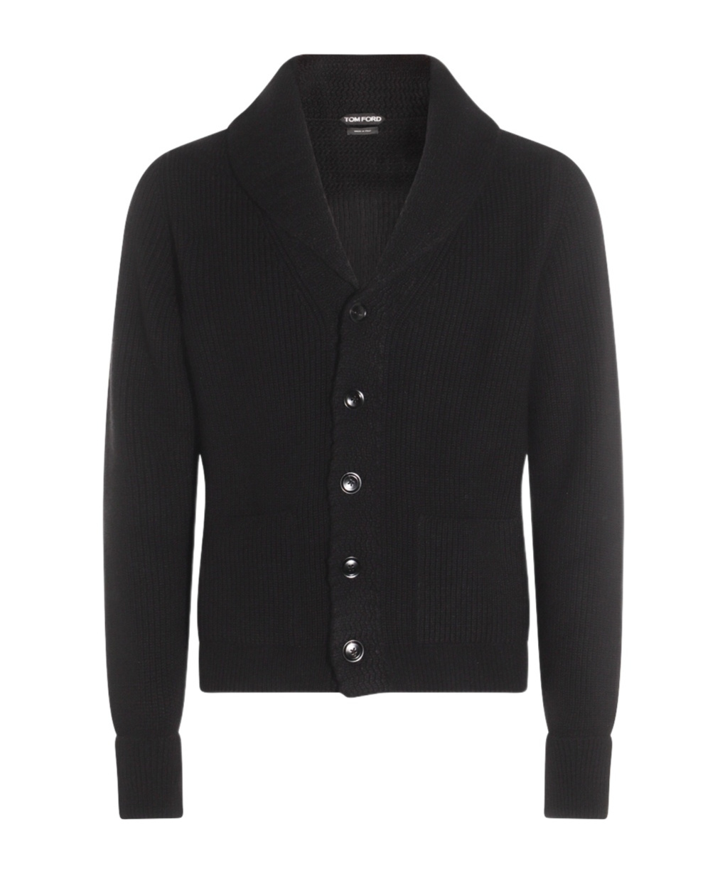 Tom Ford Shawl Collar Sweater Front Pockets