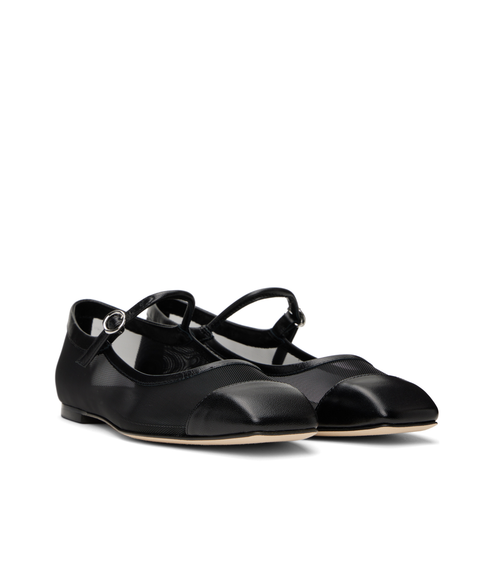 Aeyde Square Toe Ballet Flats