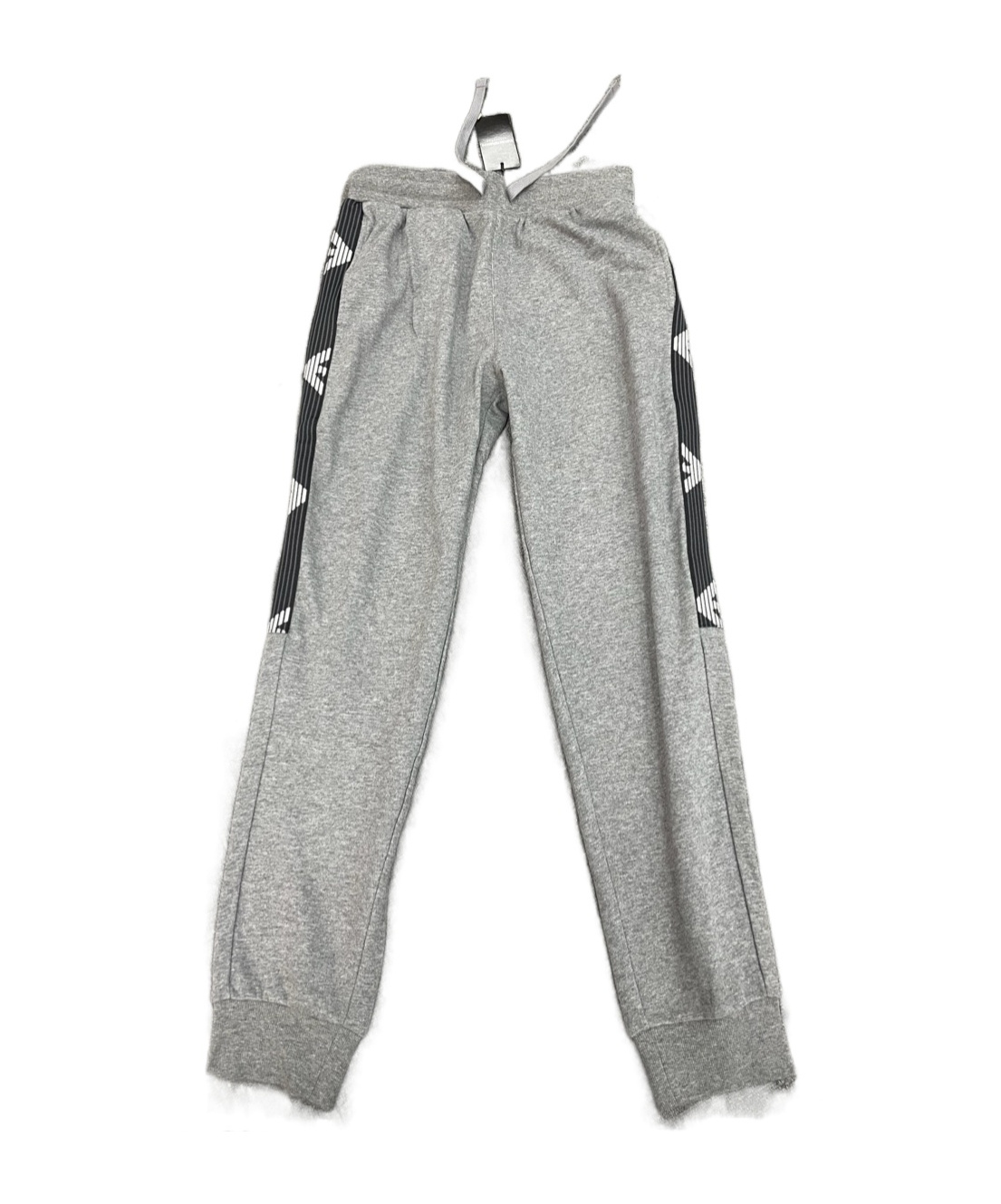 Emporio Armani Elastic Waist Sweatpants In Gray