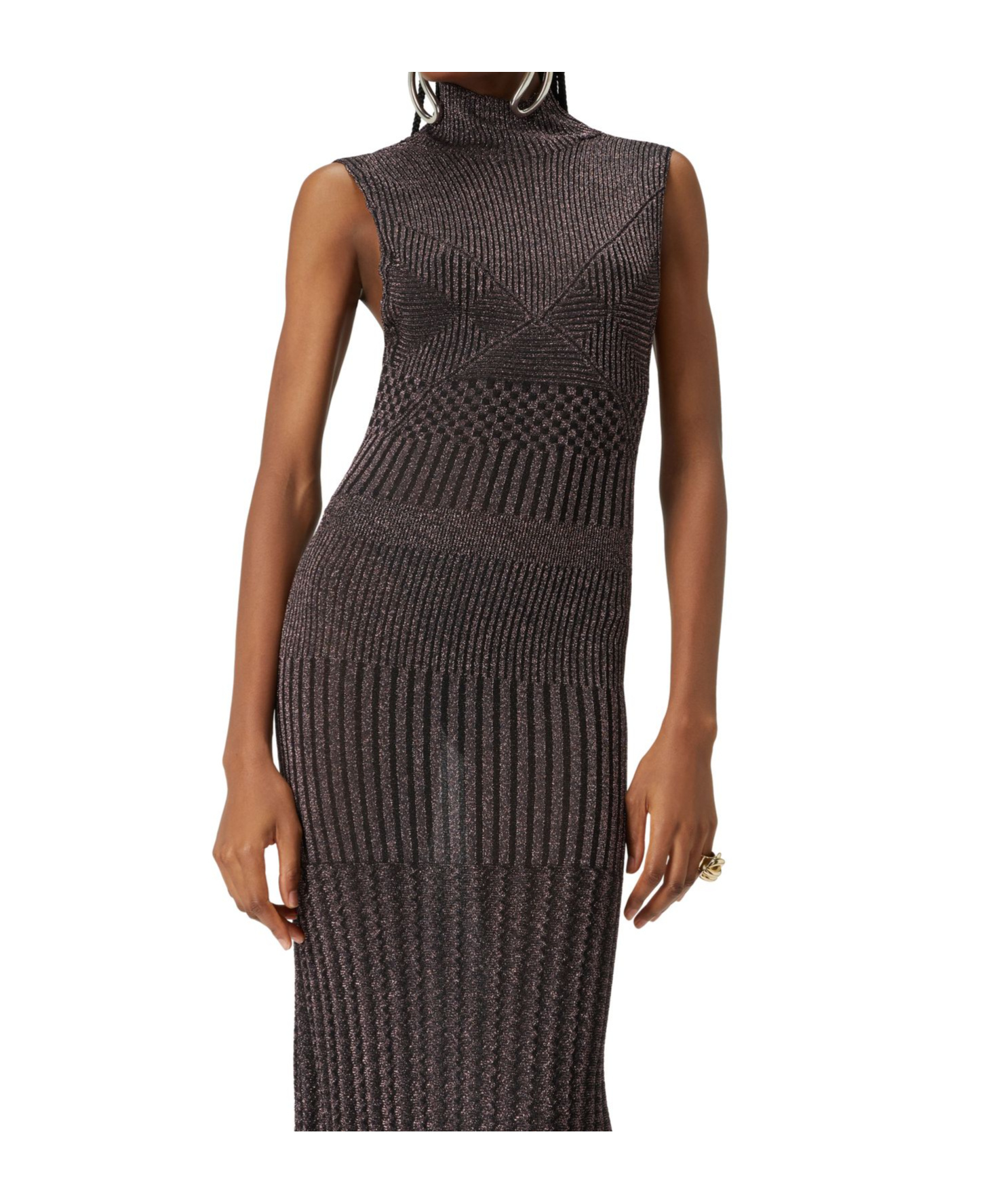 Missoni Sleeveless Dress In Black