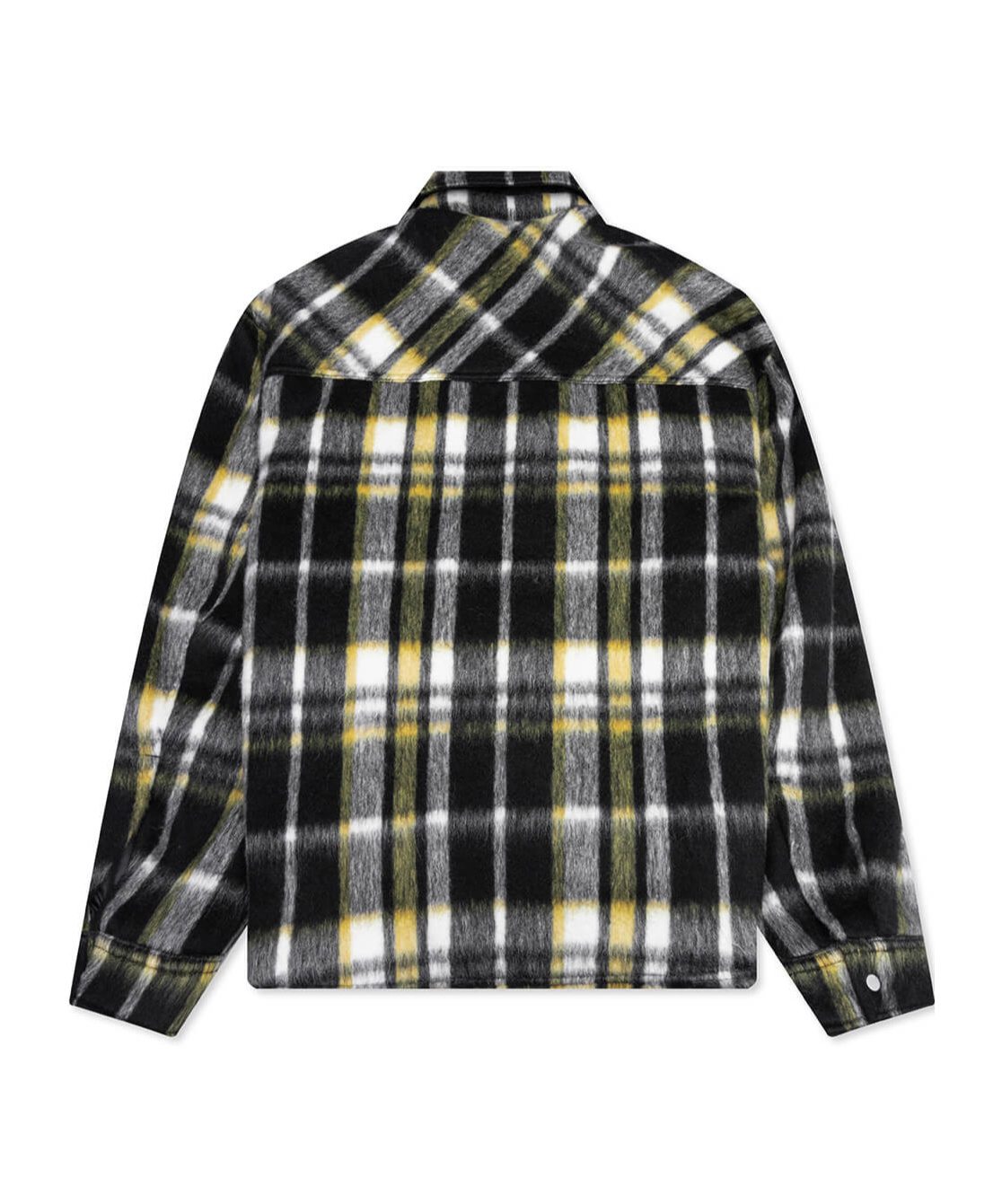 Represent Textured Overshirt Jacket With Bold Plaid Pattern In Multi