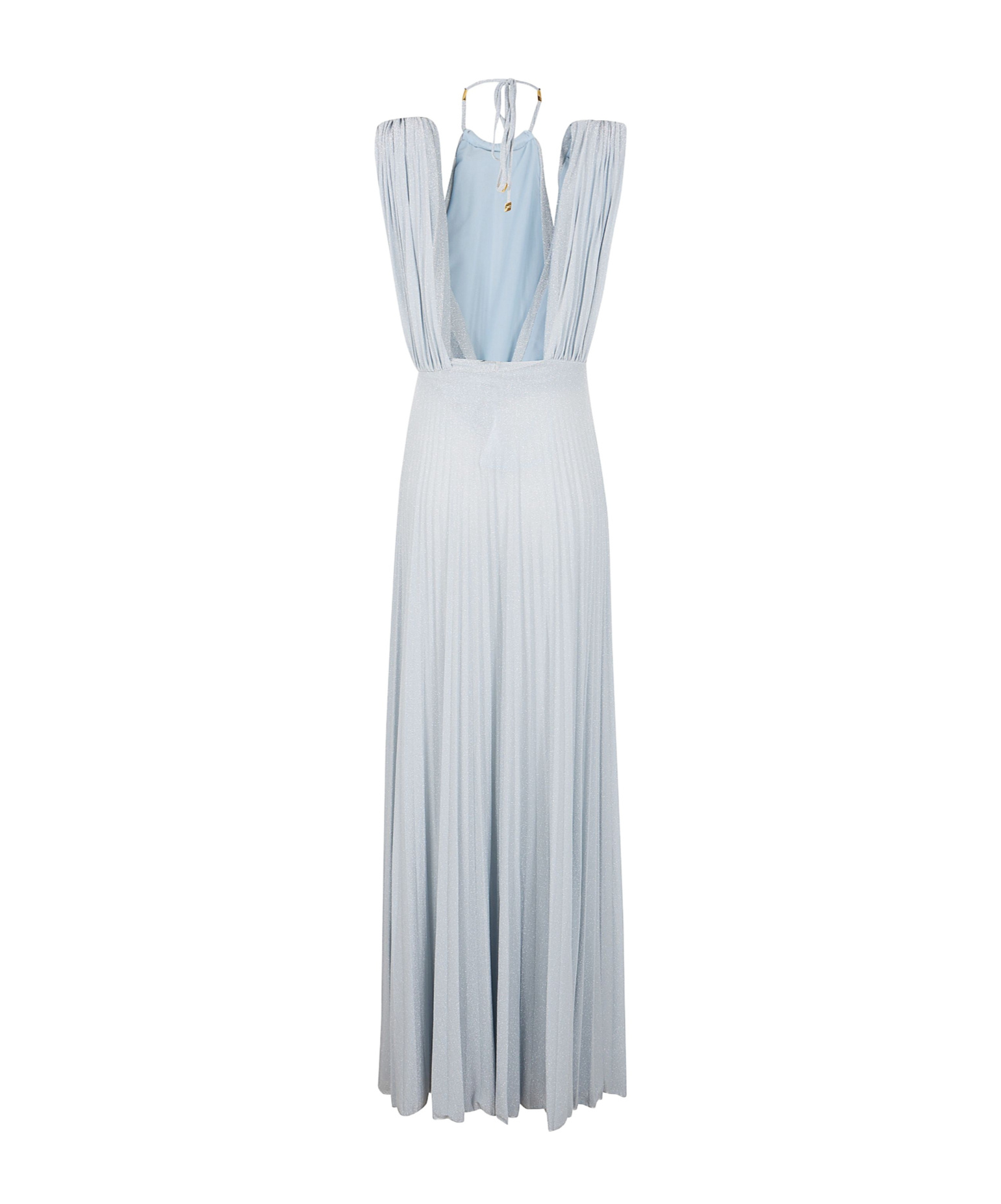Elisabetta Franchi Knee Length Sleeveless Dress With Belted Waist
