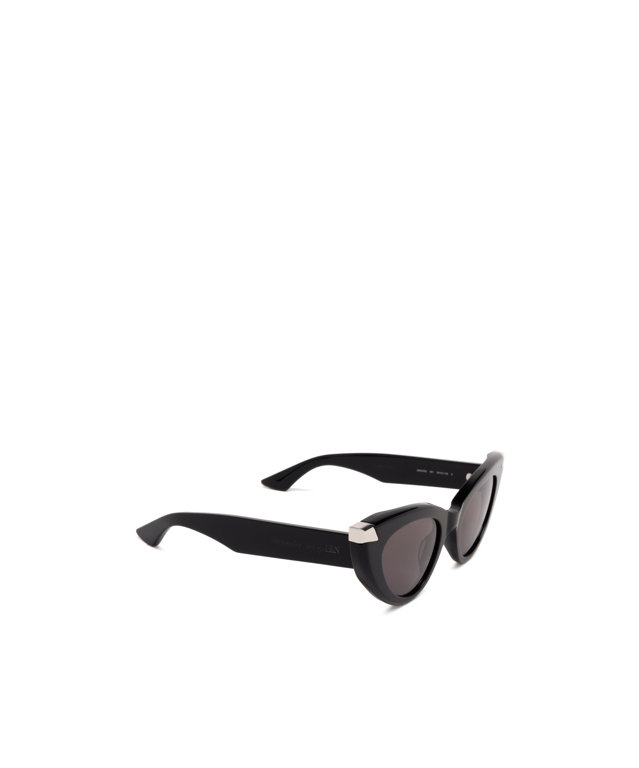 Alexander Mcqueen Sleek Acetate Cat-eye Sunglasses In Black