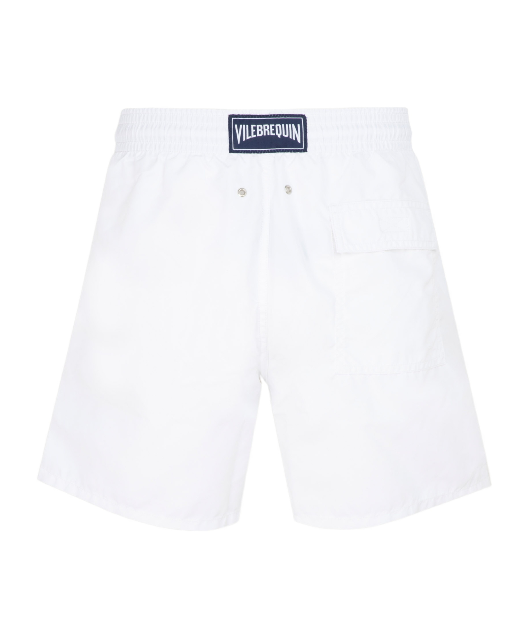 Vilebrequin Moorea Swim Shorts With Elastic Waistband In White