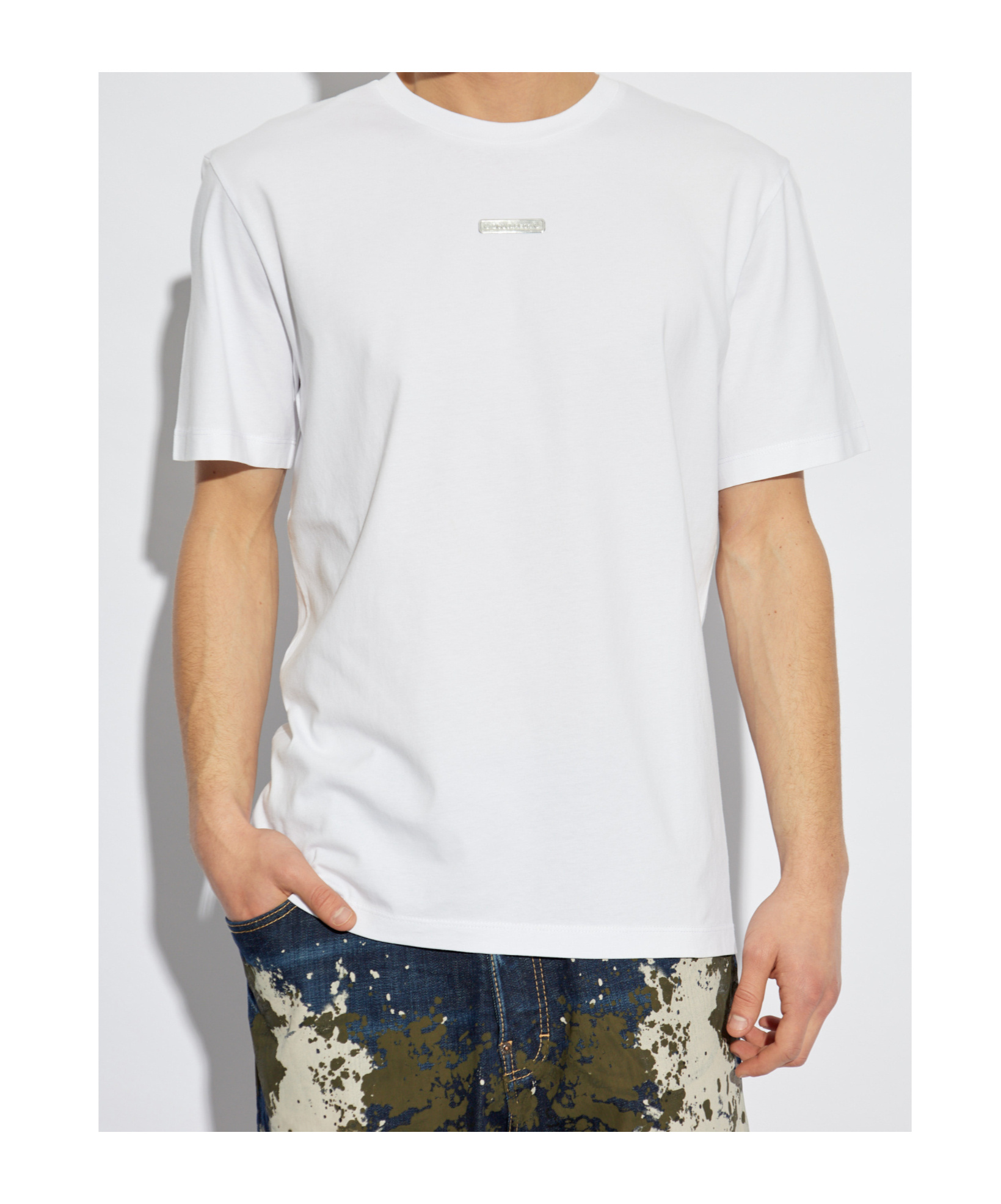 Dsquared2 Short-sleeved T-shirt In White