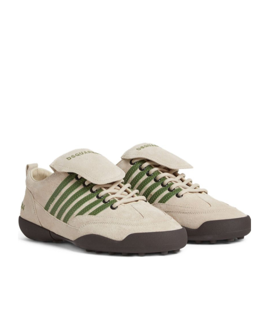 Dsquared2 Round Toe Low-top Casual Shoes In Multi