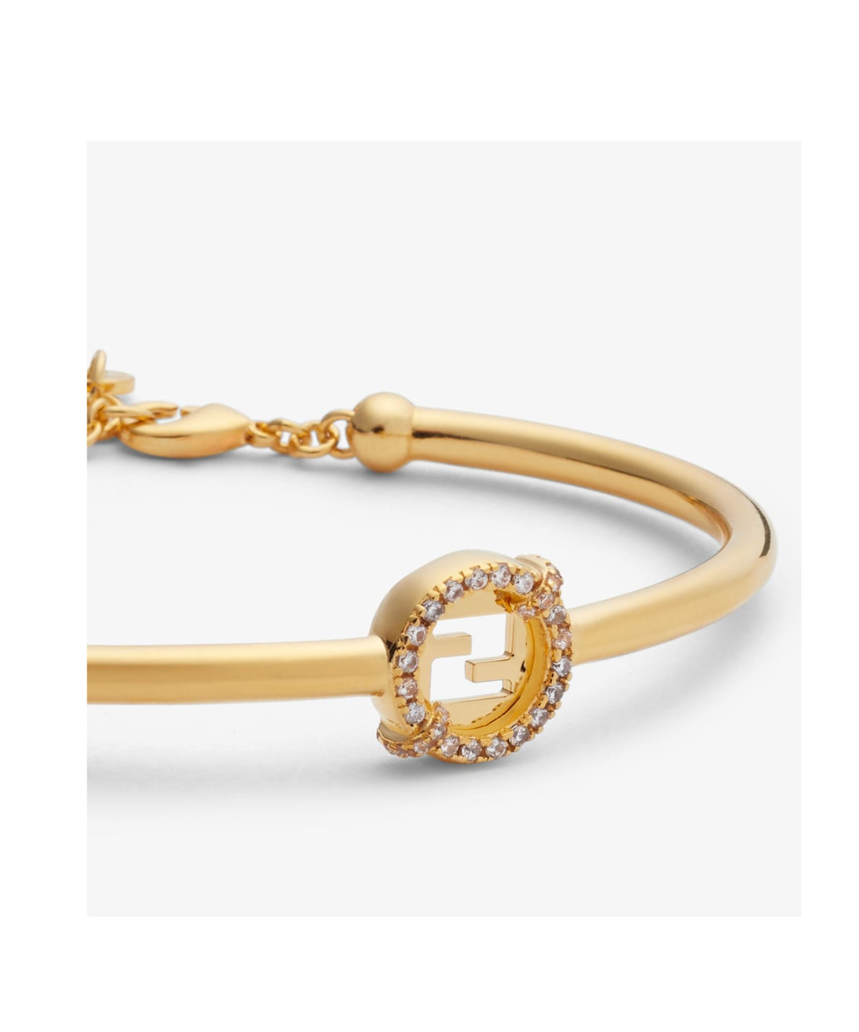 Fendi Gold-colored Bracelet In Gold