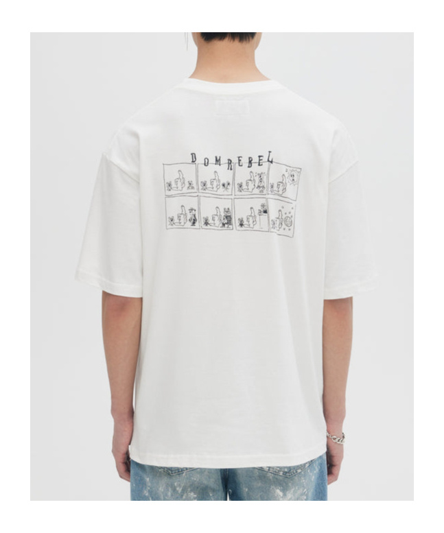 Domrebel Short-sleeved T-shirt In White