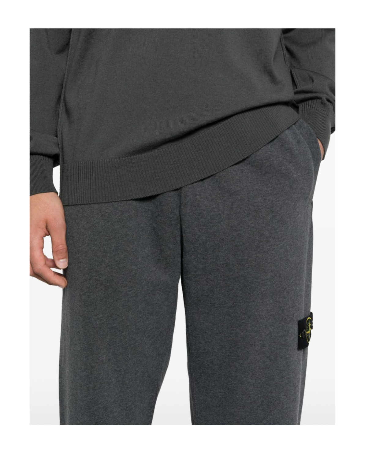 Stone Island Jogger Pants In Gray