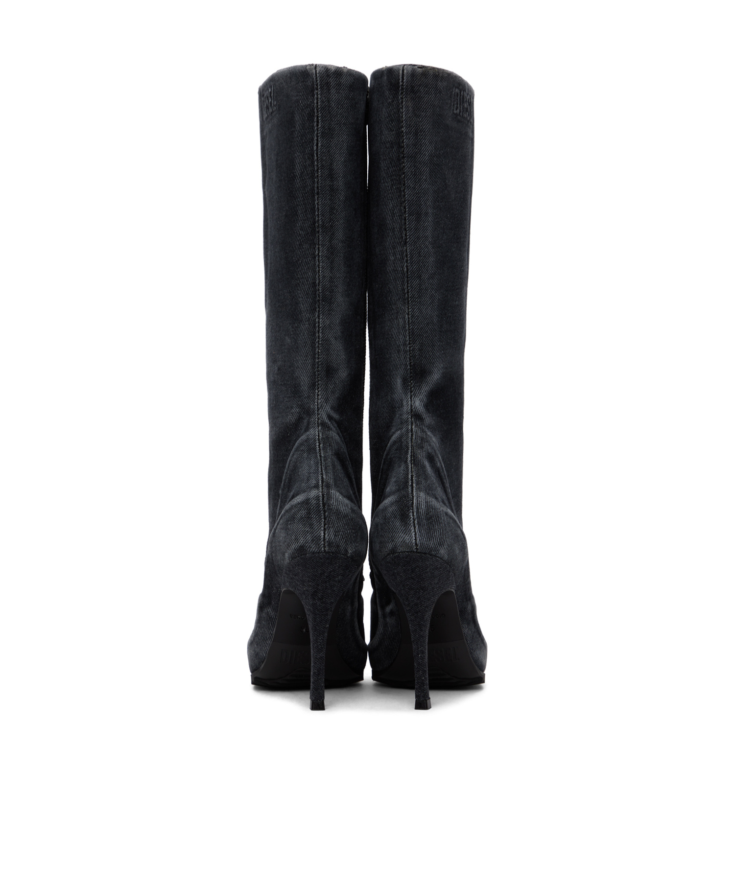 Diesel D-cloud Hbt Cotton Boots In Black