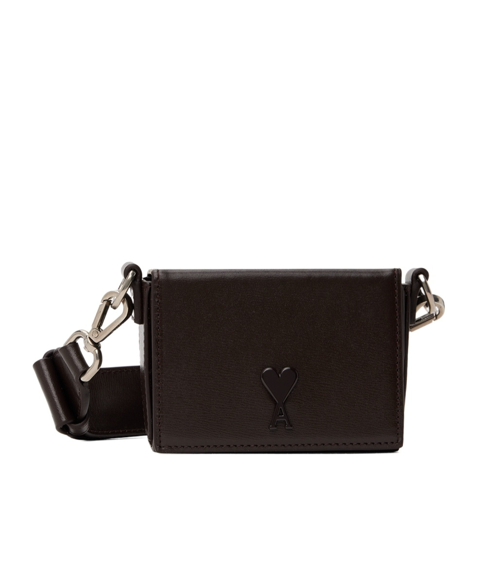 Ami Alexandre Mattiussi Logo Shoulder Bag