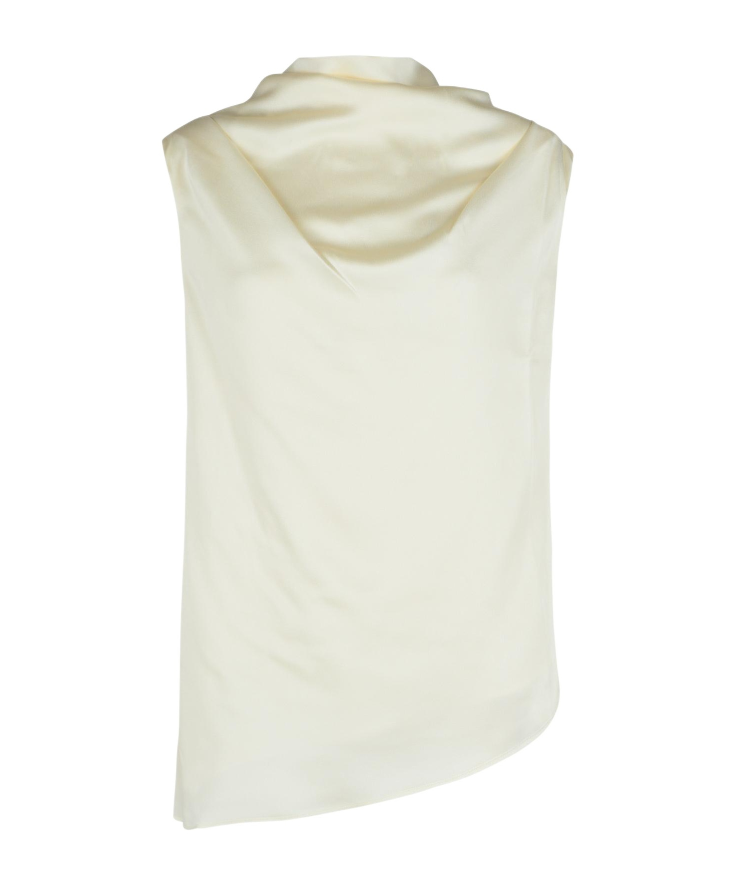 Rohe Róhe Cream Viscose Blend Tank Top In White