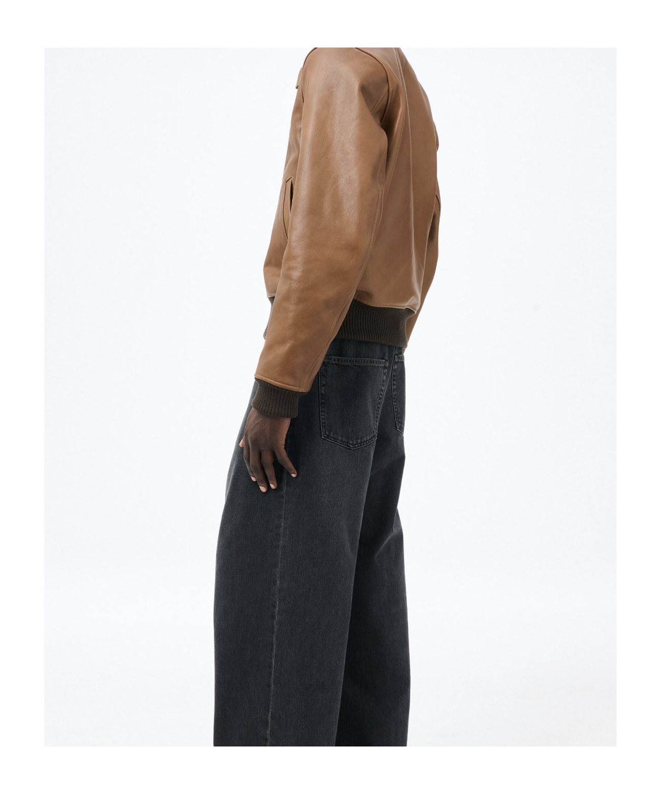 Our Legacy Pharos Leather Bomber Jacket