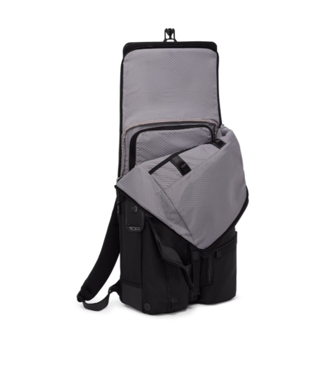 Tumi Flap-top Backpack In Black