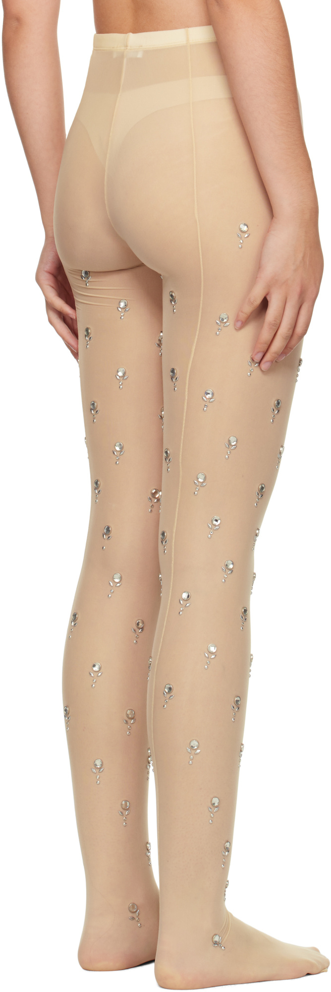 Rabanne Embroidered Jersey Thights