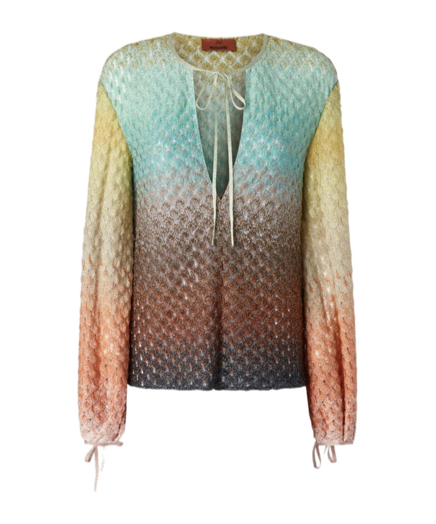 Shop Missoni Dégradé V-neck Blouse