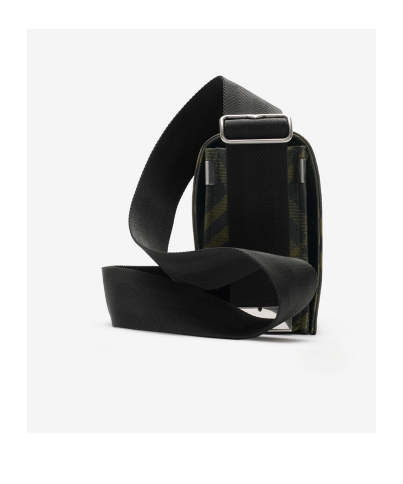 Burberry Trench Crossbody Bag In Black