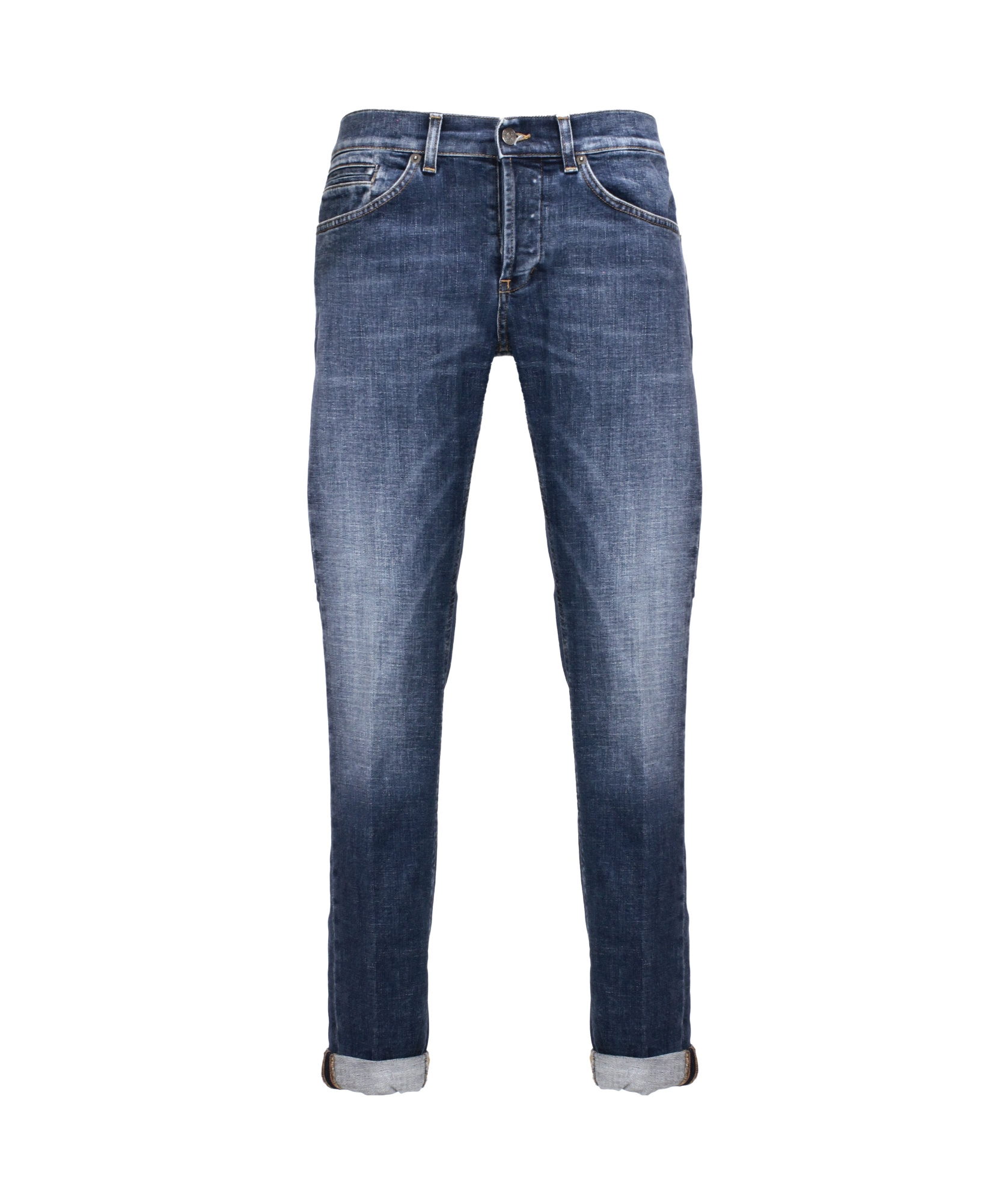 Dondup George Trousers Faded Effect In Blue