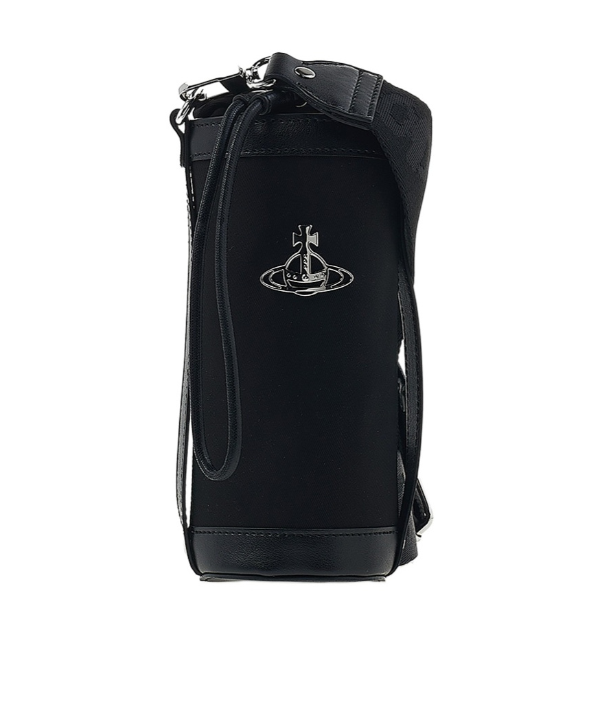 VIVIENNE WESTWOOD LOGO BUCKET SHOULDER BAG