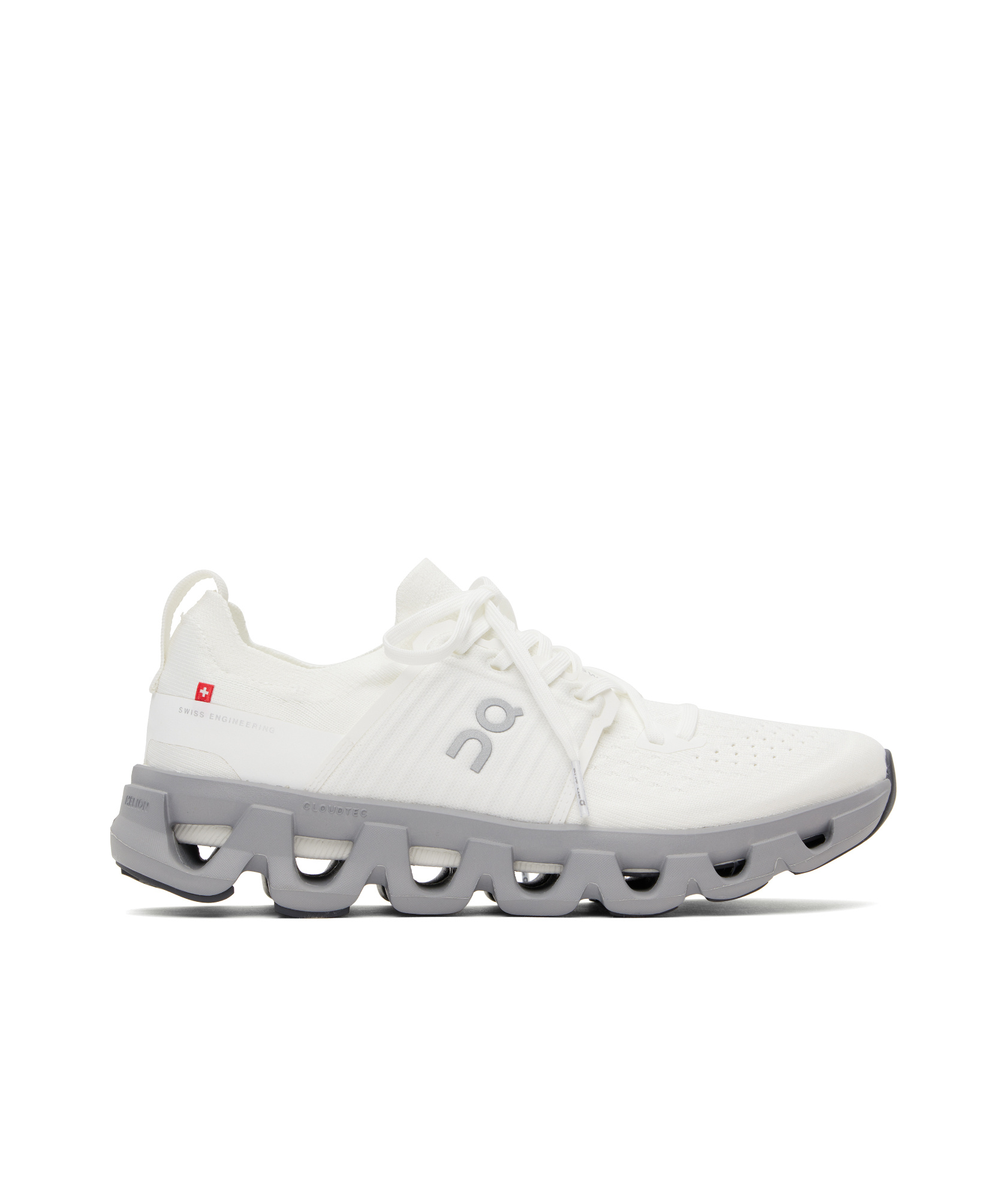 On Running Logo-print Sneakers In White