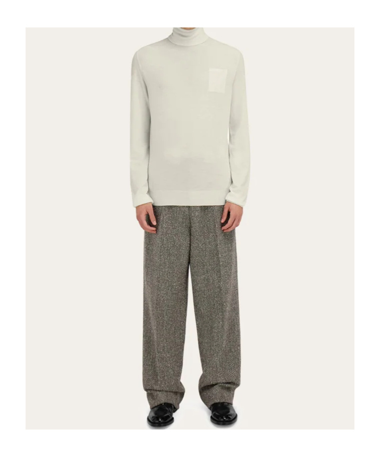 Ferragamo Turtleneck Sweater In Multi